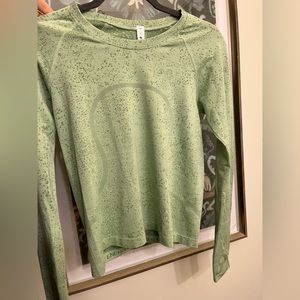 Lululemon Swiftly Long Sleeve Race Length - Lime Green